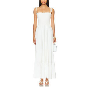 Peixoto 'Eddie' White Maxi Dress Size M